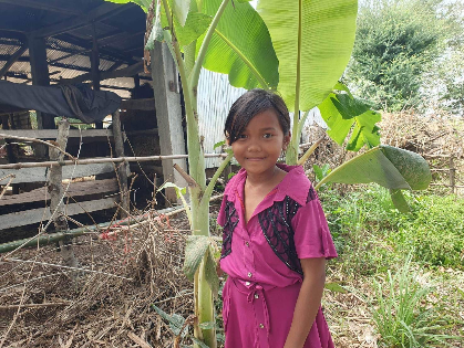 ミャンマーの少女